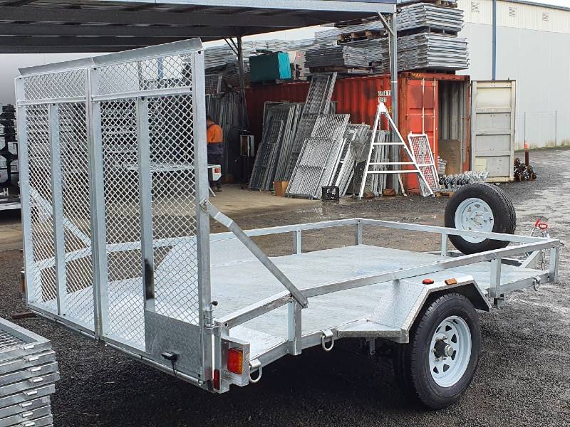 10 x 6 ft Heavy Duty Mower Trailer with Dual Ramp ATM 1900kg Super